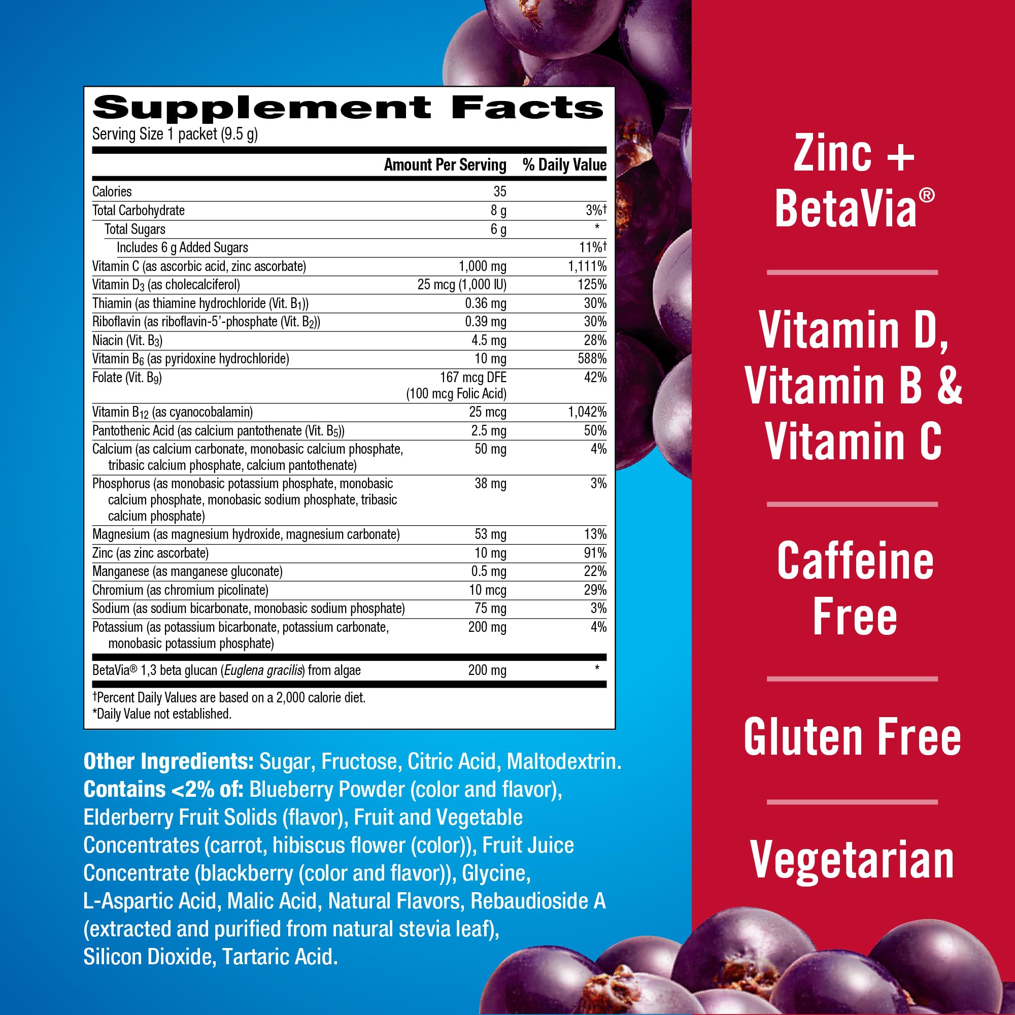 Emergen-C Saveurs fruitées: expérience gustative naturelle et sans caféine