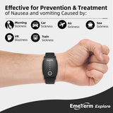 Bracelet EmeTerm Explore étanche IP67 adapté aux activités extérieures.
