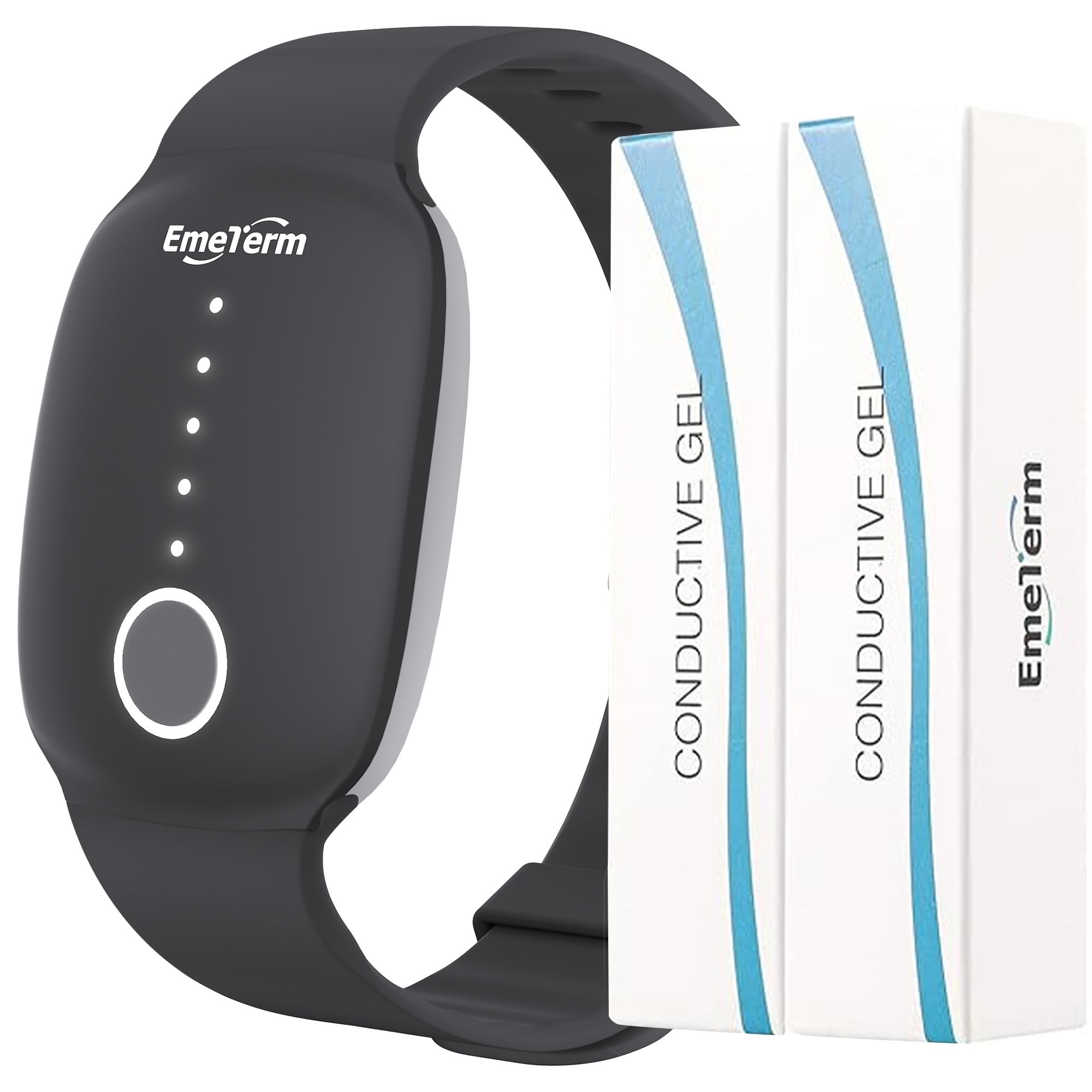 Bracelet EmeTerm anti-nausée – design élégant pour mobilité quotidienne.