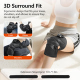 Emicool masseur genou portable sans fil utilise a domicile ou au bureau