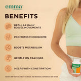 Soutien du microbiome avec Emma Gut Health pour digestion équilibrée.