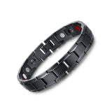Bracelet magnétique Emmori noir, design élégant pour le quotidien.