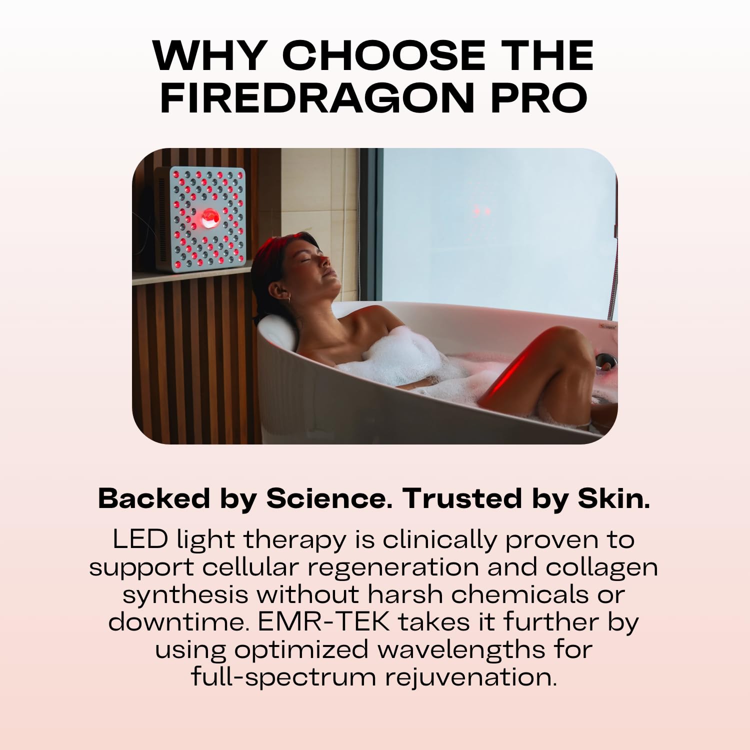 EMR-TEK Firedragon Pro, confort d'utilisation sur le visage.