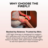 EMR-TEK FireFly: application ciblée sur visage ou corps pour résultats potentiels.