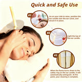 EMRPQN kit nettoyage oreilles – ouverture large facilitant la circulation d’air pendant l’usage.