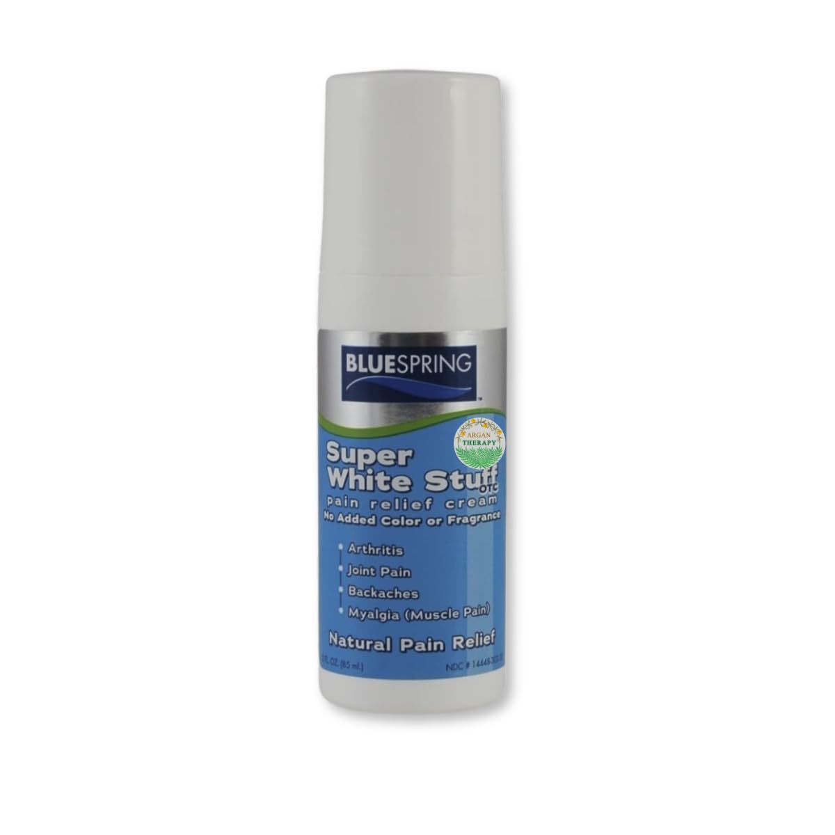 Emu Therapy Super White Stuff rouleau, application ciblée et rafraîchissante.