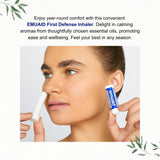 EMUAID inhalateur nasal bien-être quotidien pour une sensation de clarté.