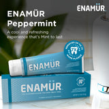ENAMUR Pâte dentifrice blanchiment ciblant la plaque et les taches.