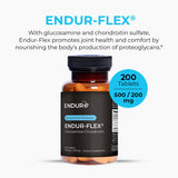 Capsules Endur-Flex prêtes à l’emploi, libération prolongée des nutriments pour les articulations.