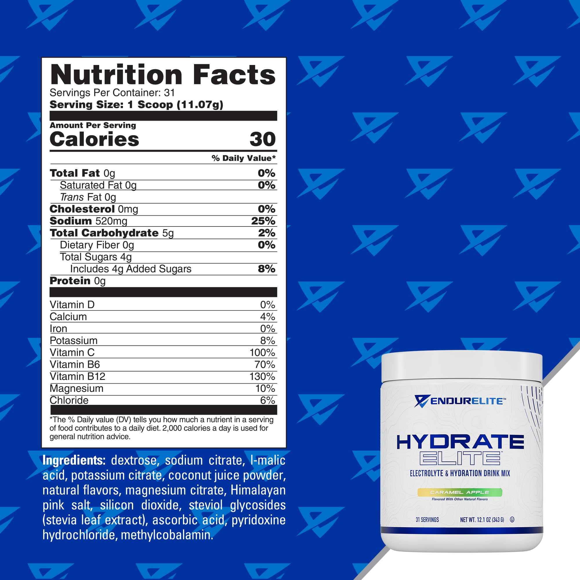 EndurElite Hydrate Elite: minéraux essentiels pour soutenir la contraction musculaire.