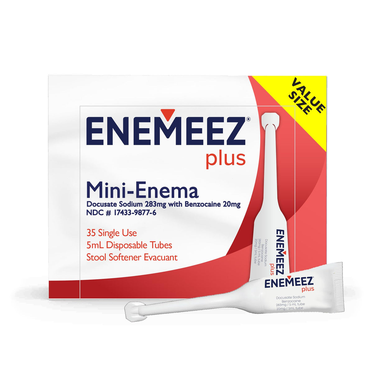 Enemeez Plus — emballage du lavement mini, pratique pour usage domestique rapide