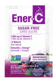 Ingrédients clés Ener-C: vitamine C et B12 pour un soutien vitaminé.