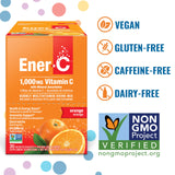 Ener-C Orange, poudre fruitée pour boisson énergisante et saine.