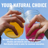 Ener-C sachet pratique, mélange rapide dans l eau
