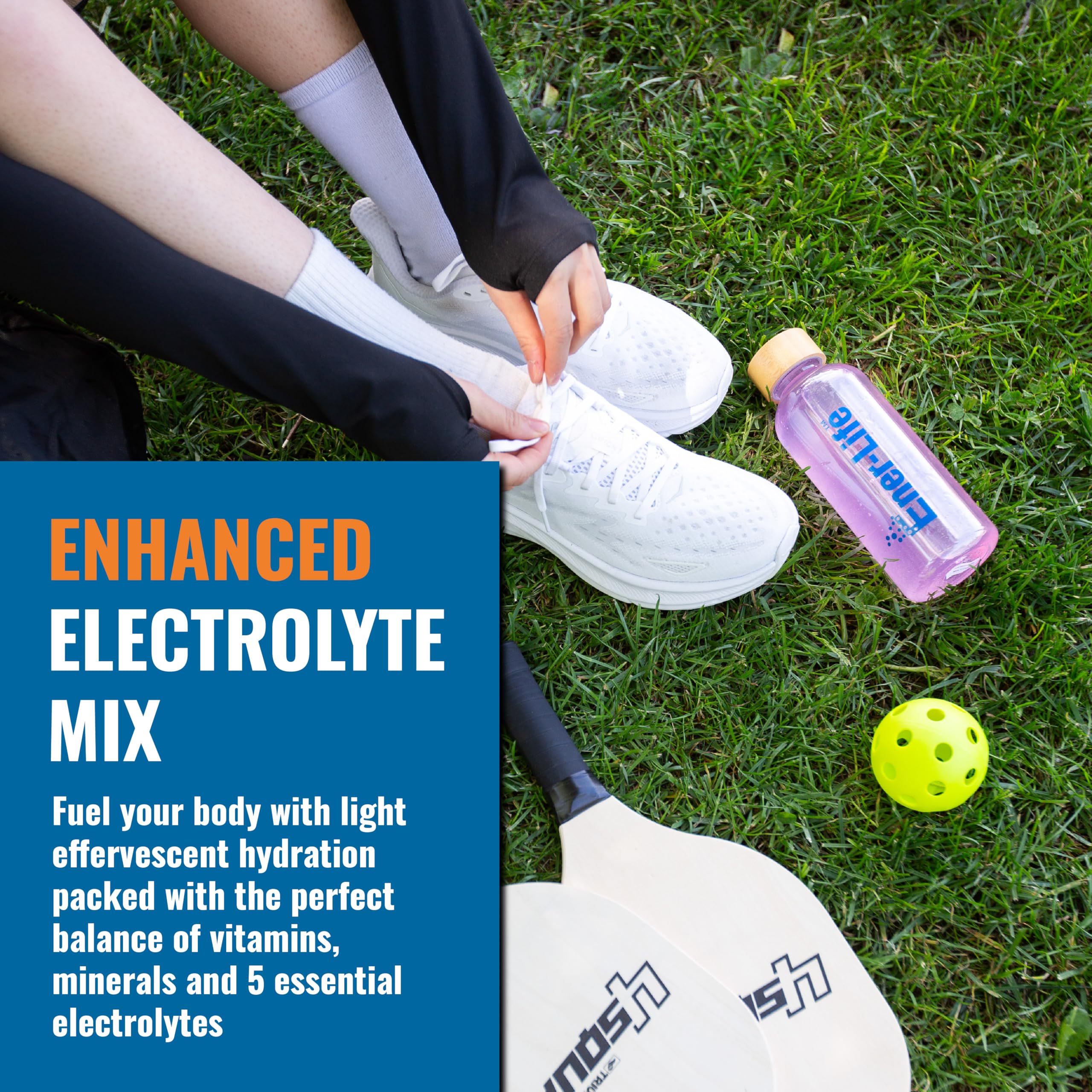 Ener-C sachet électrolyte énergie fruits rouges – pratique en déplacement.