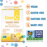 Sachets Ener-C multivitamine gingembre citron pratique avant l effort