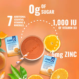 Ener-D contient zinc, vitamine C et magnésium pour récupération.