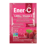 Ener-Life ingrédients naturels fruits, saveur framboise authentique.