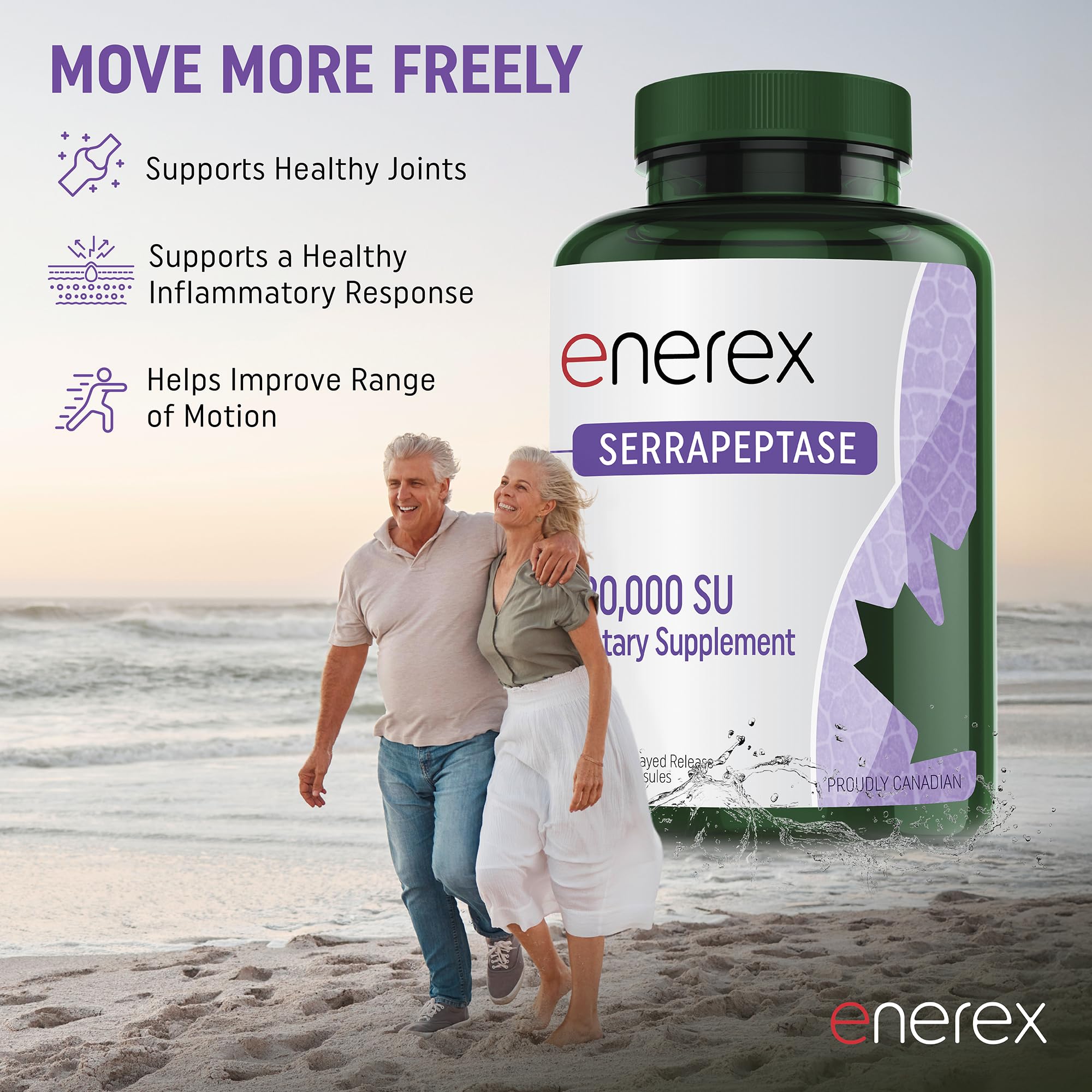 Enerex Serrapeptase vérification par des tiers pour plus de pureté