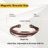 EnerMagiX bracelet cuivre — détail poli, finition soignée et matériau sans nickel.