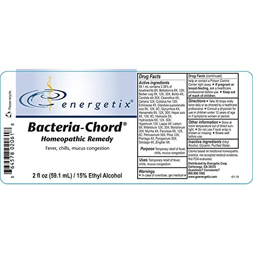Energetix Bacteria-Chord, utilisation quotidienne, bénéfice potentiel pour la détente et la clarté.