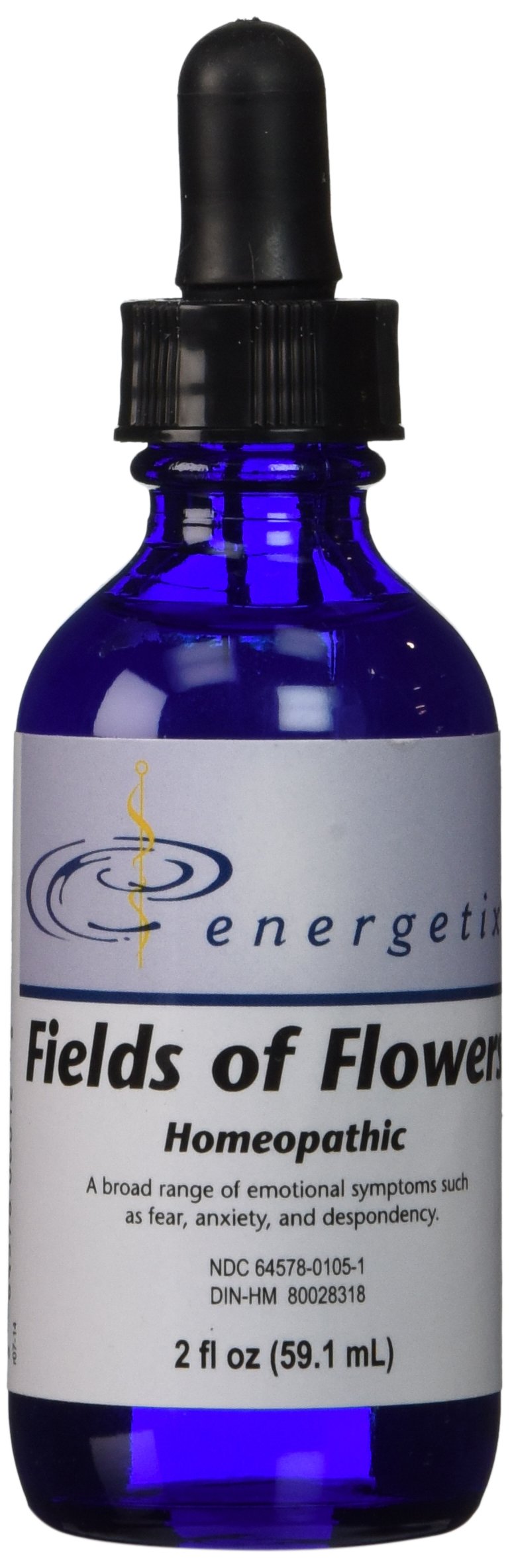Energetix Champs de Fleurs flacon de 59 ml, soutien potentiel au calme émotionnel.