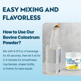 Energievoll Colostrum Poudre procédé basse température, préserve les nutriments