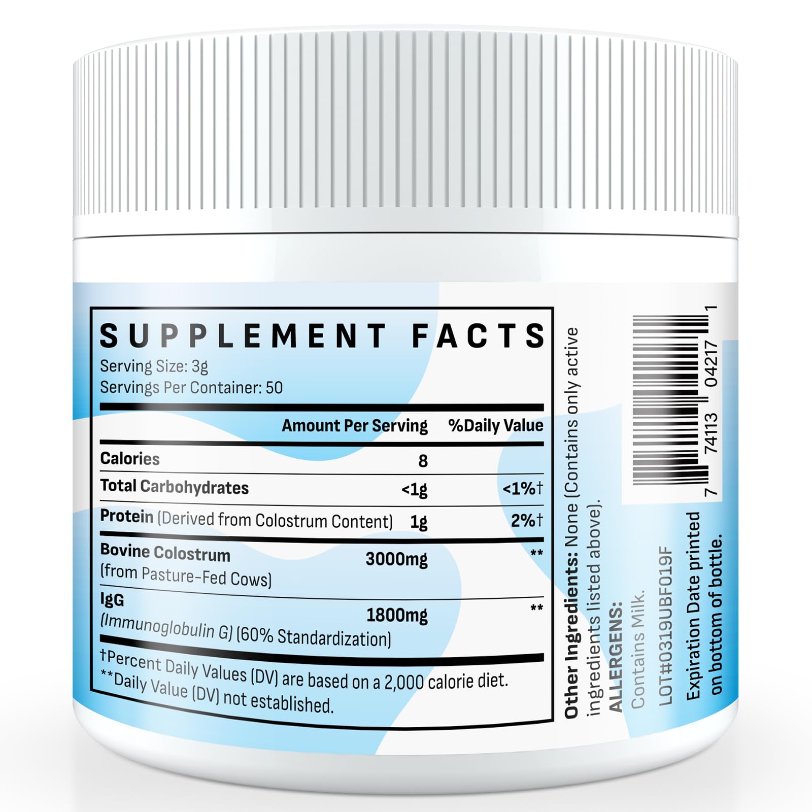 Energievoll Colostrum Poudre utilisation quotidienne, complément facile à intégrer