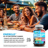 Gomme Energlo Orme glissant et Safran favorisant digestion et bien‑être.