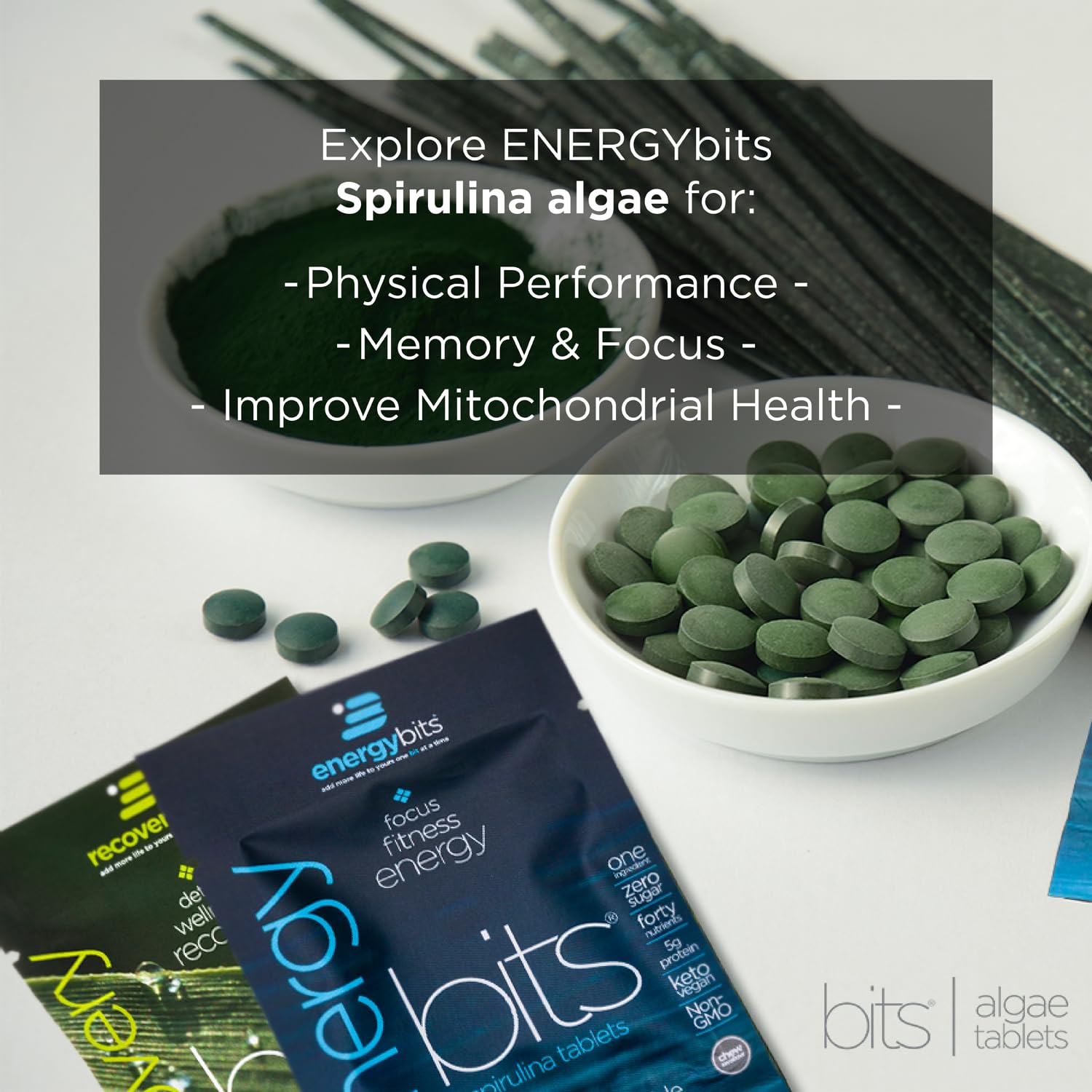 EnergyBits spiruline: boost de performance et énergie durable