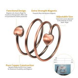 EnerMagiX bague cuivre ajustable, s'adapte à toutes tailles et confort