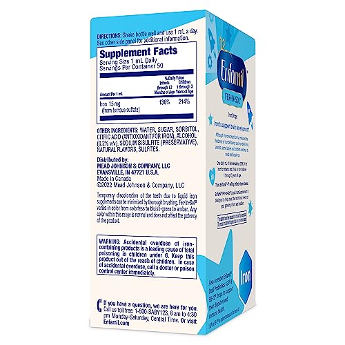 Sans gluten, Enfamil Fer-in-Sol convient à certains régimes.