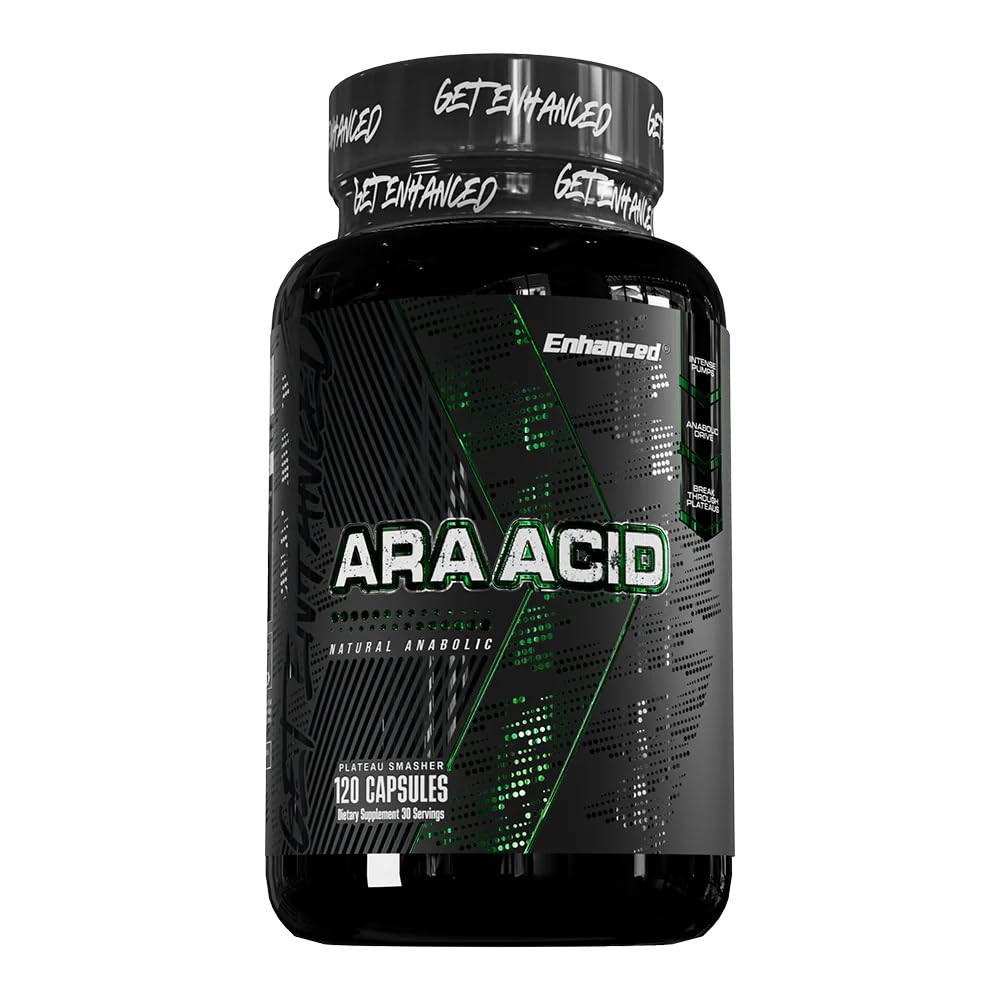 Enhanced acide arachidonique capsules – bouteille prête à soutenir la routine de musculation