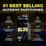 Enhanced SLIN gélules – berberine HCl, image focalisée sur le potentiel soutien nutritionnel.