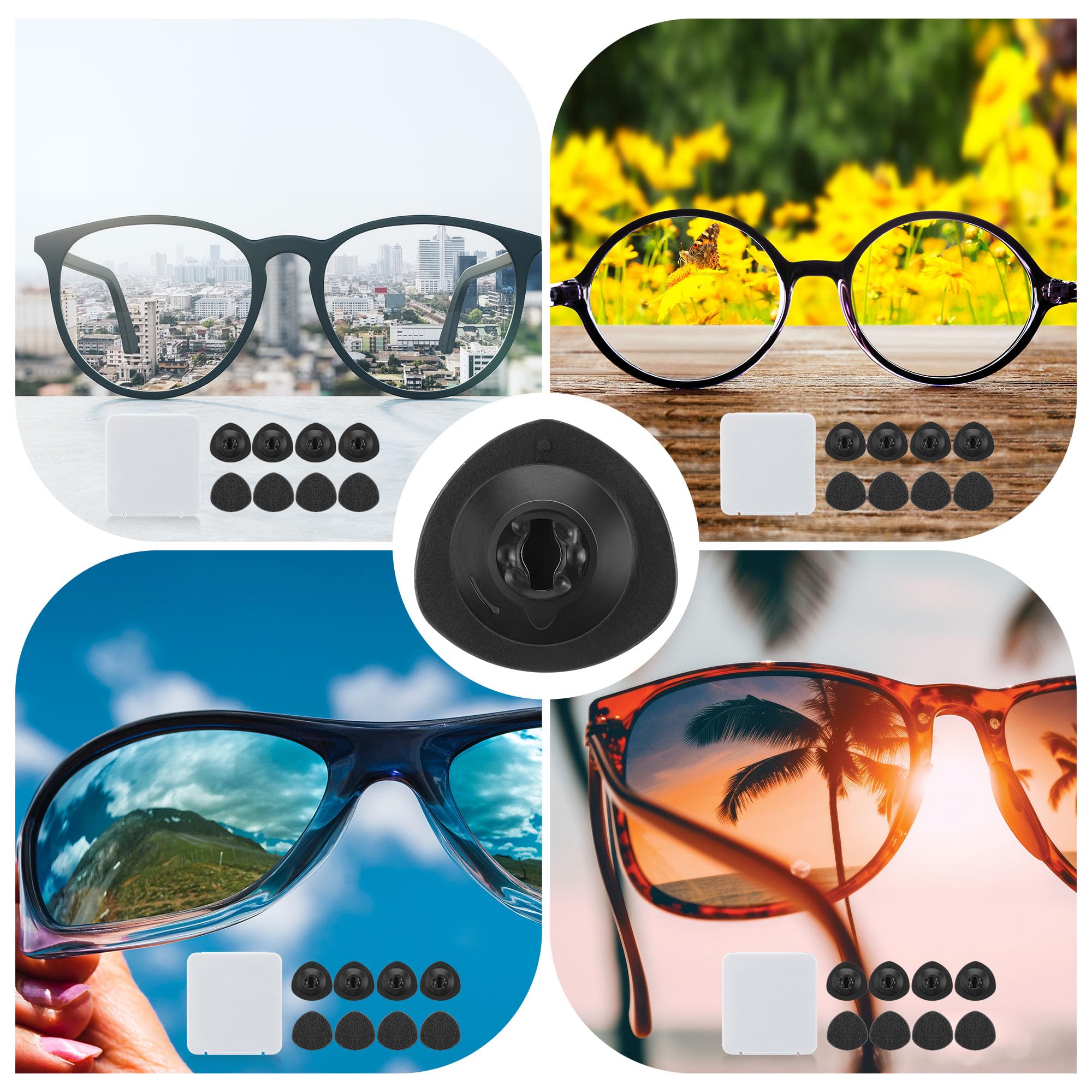 Accessoires nettoyage lunettes Enhon, remplacement pratique et rapide