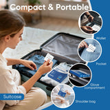 Patch voyage compact se glisse facilement dans une poche.