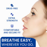Enoble bandes nasales congestion pour rhume et allergies, respiration facilitée.