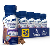 Shake Ensure protéiné chocolat en bouteille, apport rapide en protéines après l’entraînement.