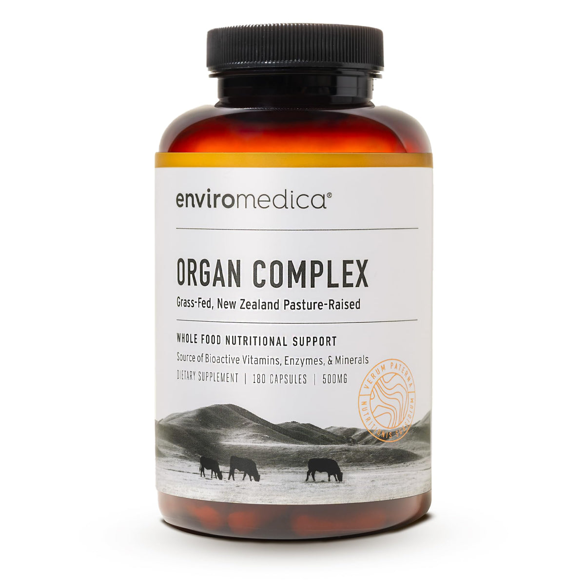 Enviromedica Foie bovin séché, source naturelle de nutriments essentiels pour l'énergie.