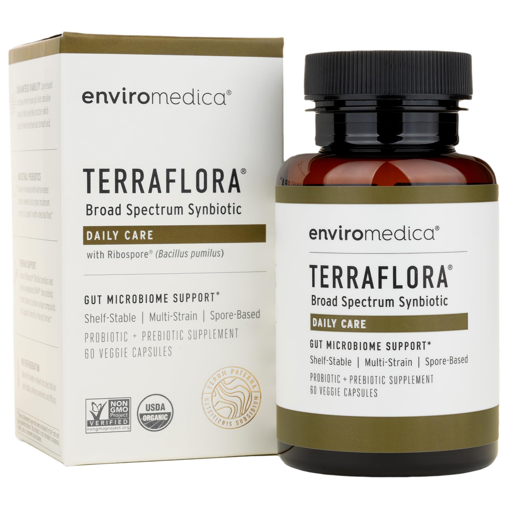 Boîte Terraflora Soin Quotidien d'Enviromedica pour le soutien intestinal.