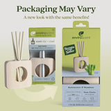 Recharges Enviroscent, emballage recyclable et papier biodégradable.