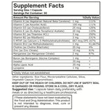 Bouteille envitamin sur plan de travail, routine quotidienne.