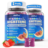 Gomme EnvyCure Nuit pour enfants sur fond, soutien au sommeil doux et paisible