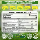 Gummies chlorophylle EnvyCure en verre, soutien à l'équilibre intérieur.