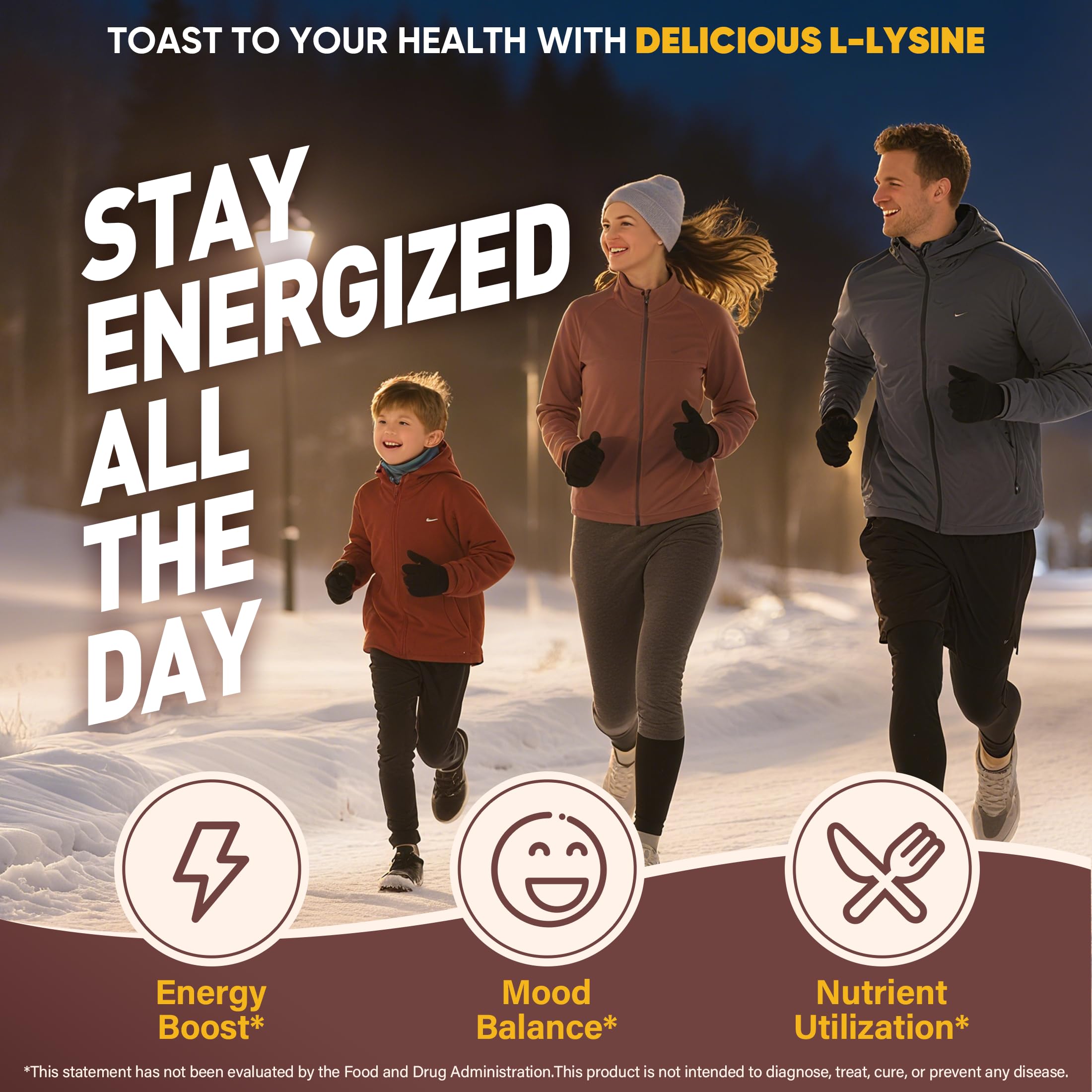 EnvCure L-Lysine Gummies pour absorption des nutriments et énergie douce.