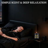Bougie Enwhisco Santal avec mèche coton et cire soja brûlant proprement