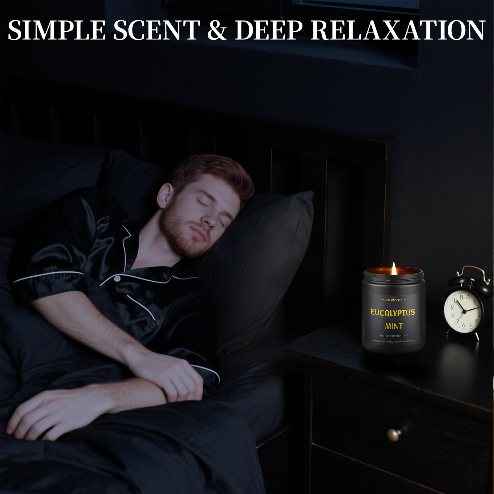 Bougie Enwhisco offrant une longue durée de brûlage et parfum durable.