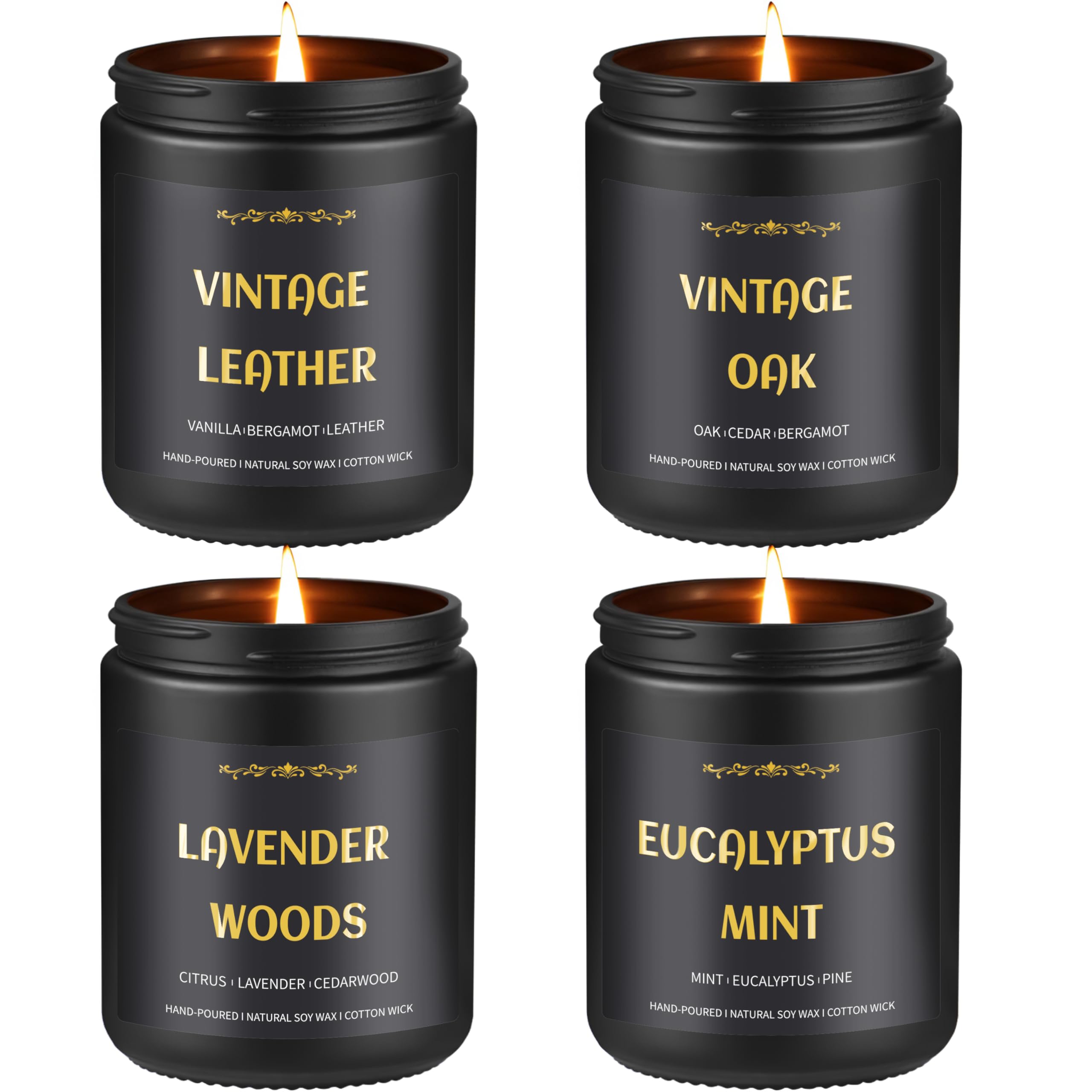 Bougie Enwhisco Lavande-Eucalyptus pour une ambiance apaisante et revitalisante.