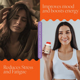 Maca et L-Arginine apportant énergie et équilibre d'humeur.