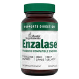 Enzalase, bouteille 50 capsules, soutient potentiellement la digestion grâce aux enzymes.